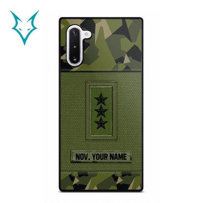 Personalized Swedish Soldier Phone Case Printed .ATW