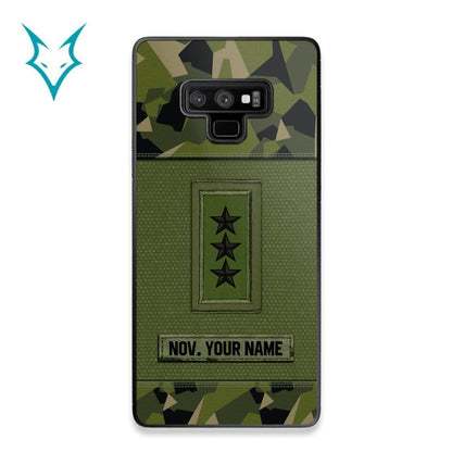 Personalized Swedish Soldier Phone Case Printed .ATW