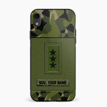 Personalized Swedish Soldier Phone Case Printed .ATW