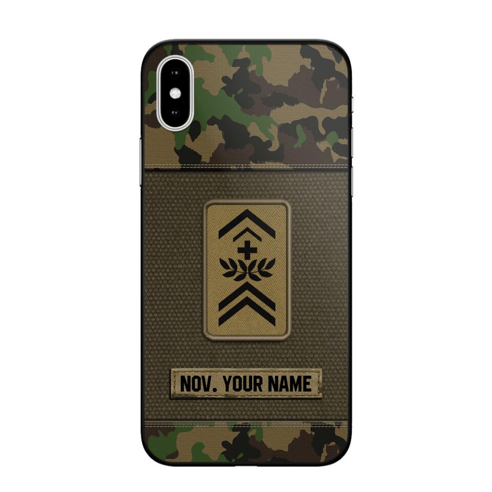 Personalized Swiss Soldier Phone Case Printed.ATW