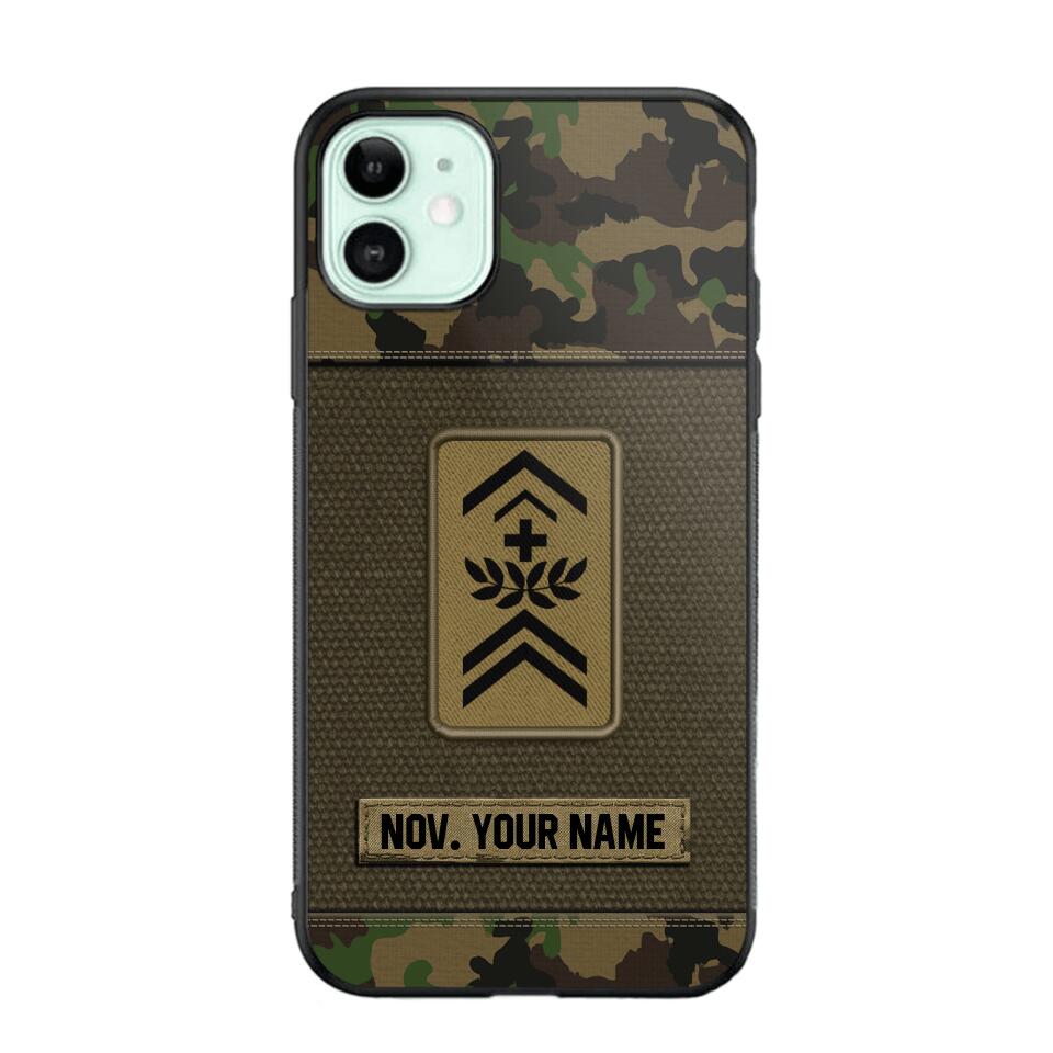 Personalized Swiss Soldier Phone Case Printed.ATW