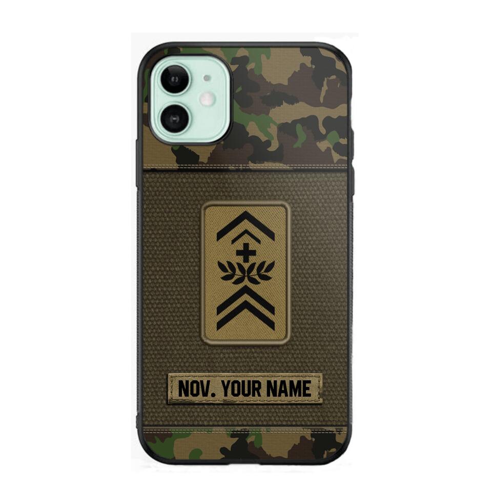 Personalized Swiss Soldier Phone Case Printed.ATW