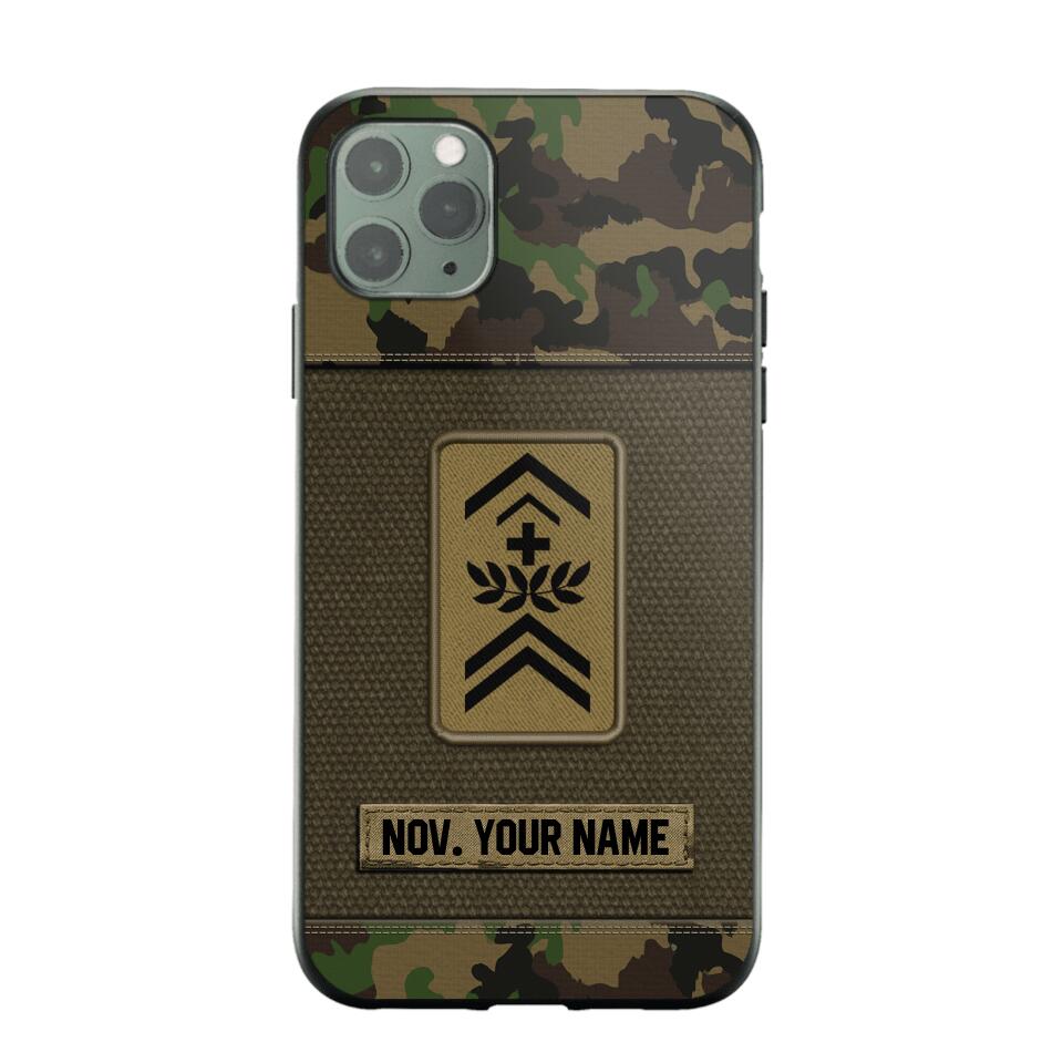 Personalized Swiss Soldier Phone Case Printed.ATW