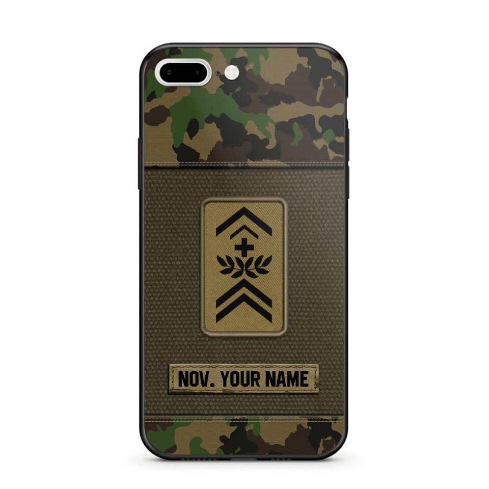 Personalized Swiss Soldier Phone Case Printed.ATW