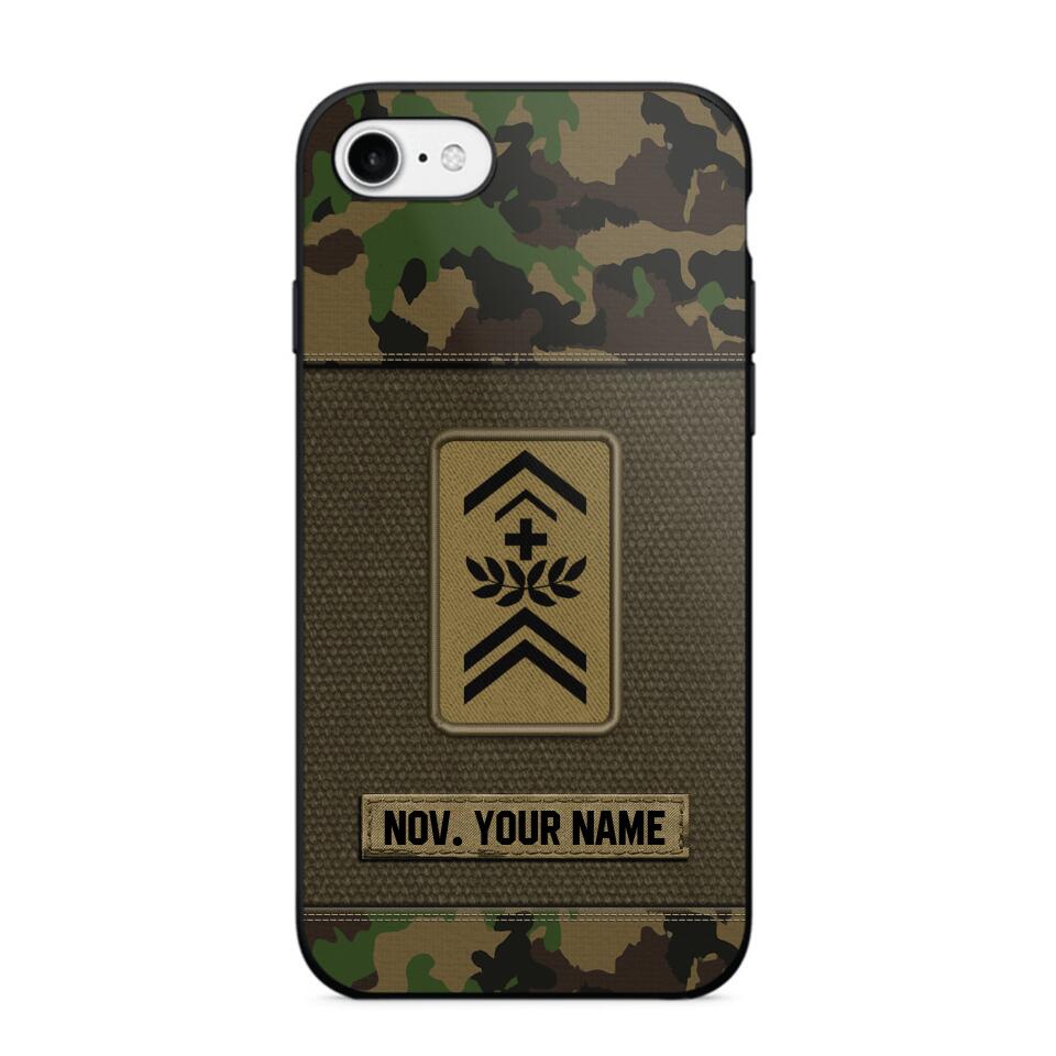 Personalized Swiss Soldier Phone Case Printed.ATW