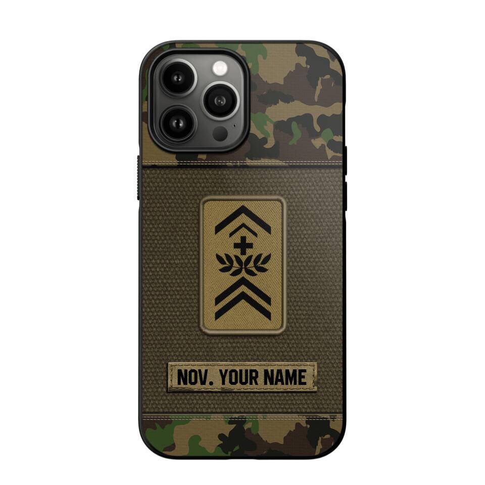 Personalized Swiss Soldier Phone Case Printed.ATW