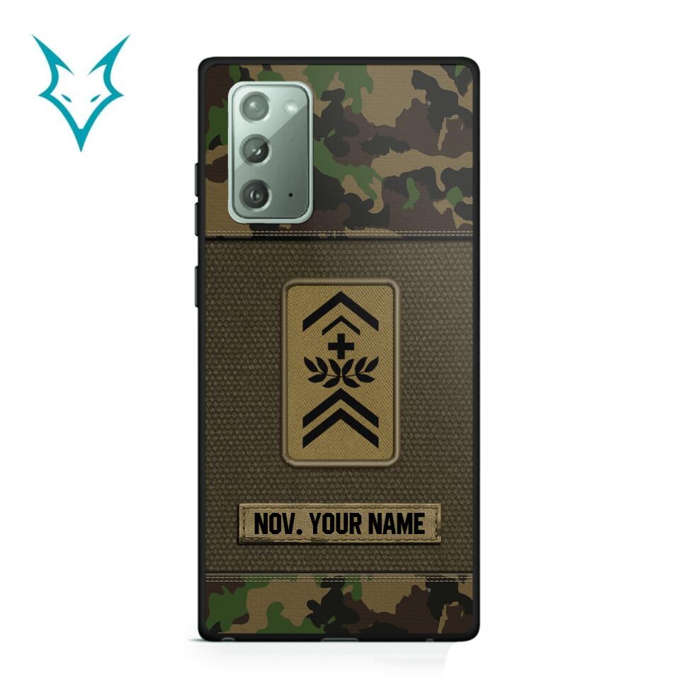 Personalized Swiss Soldier Phone Case Printed.ATW