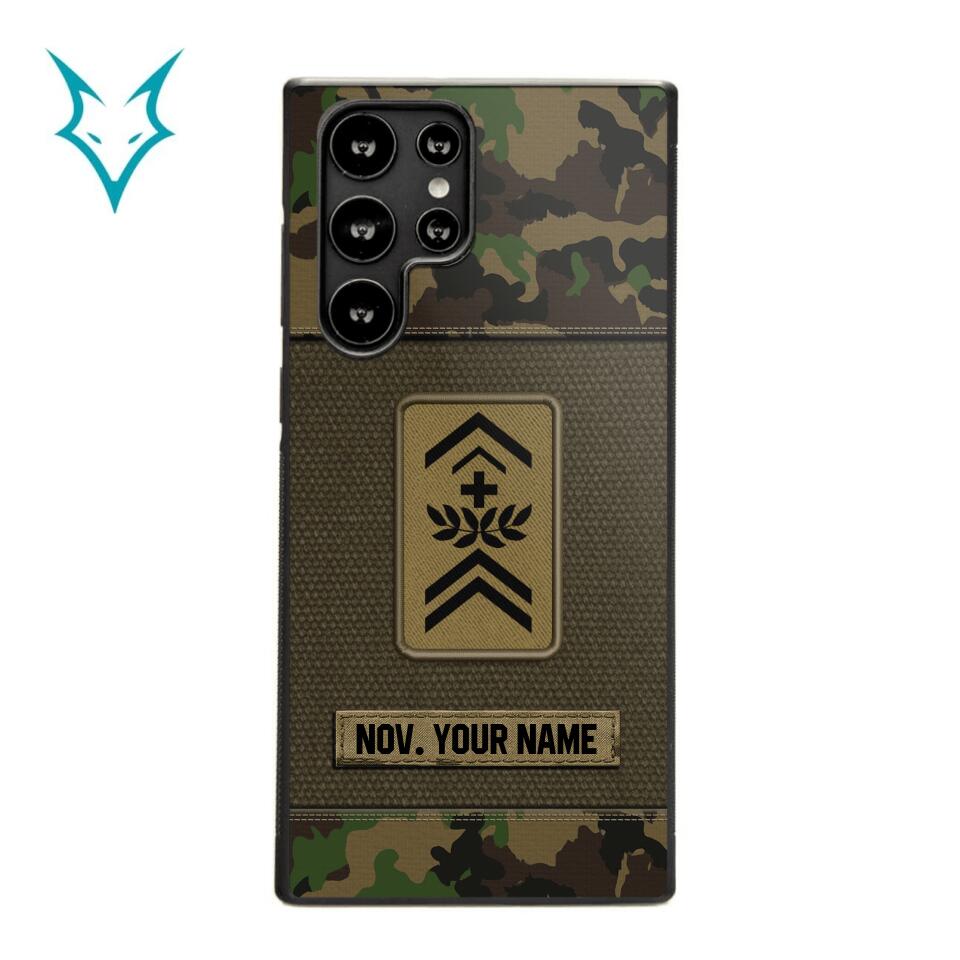 Personalized Swiss Soldier Phone Case Printed.ATW