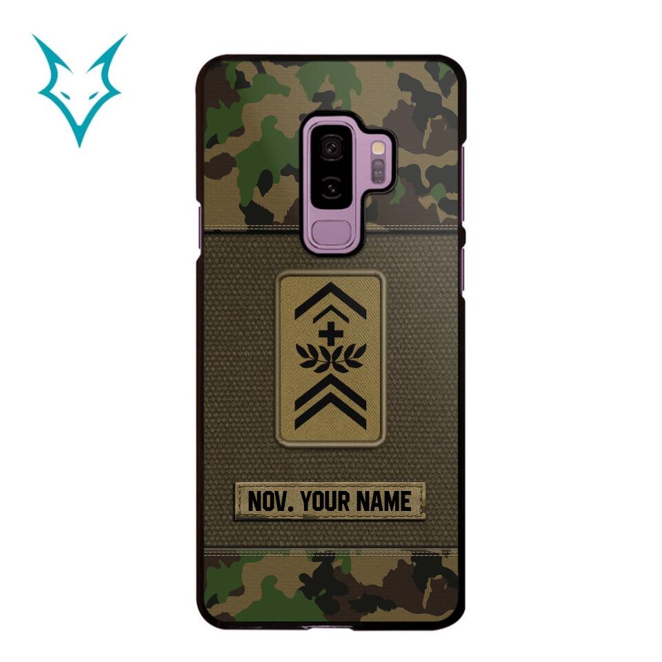 Personalized Swiss Soldier Phone Case Printed.ATW