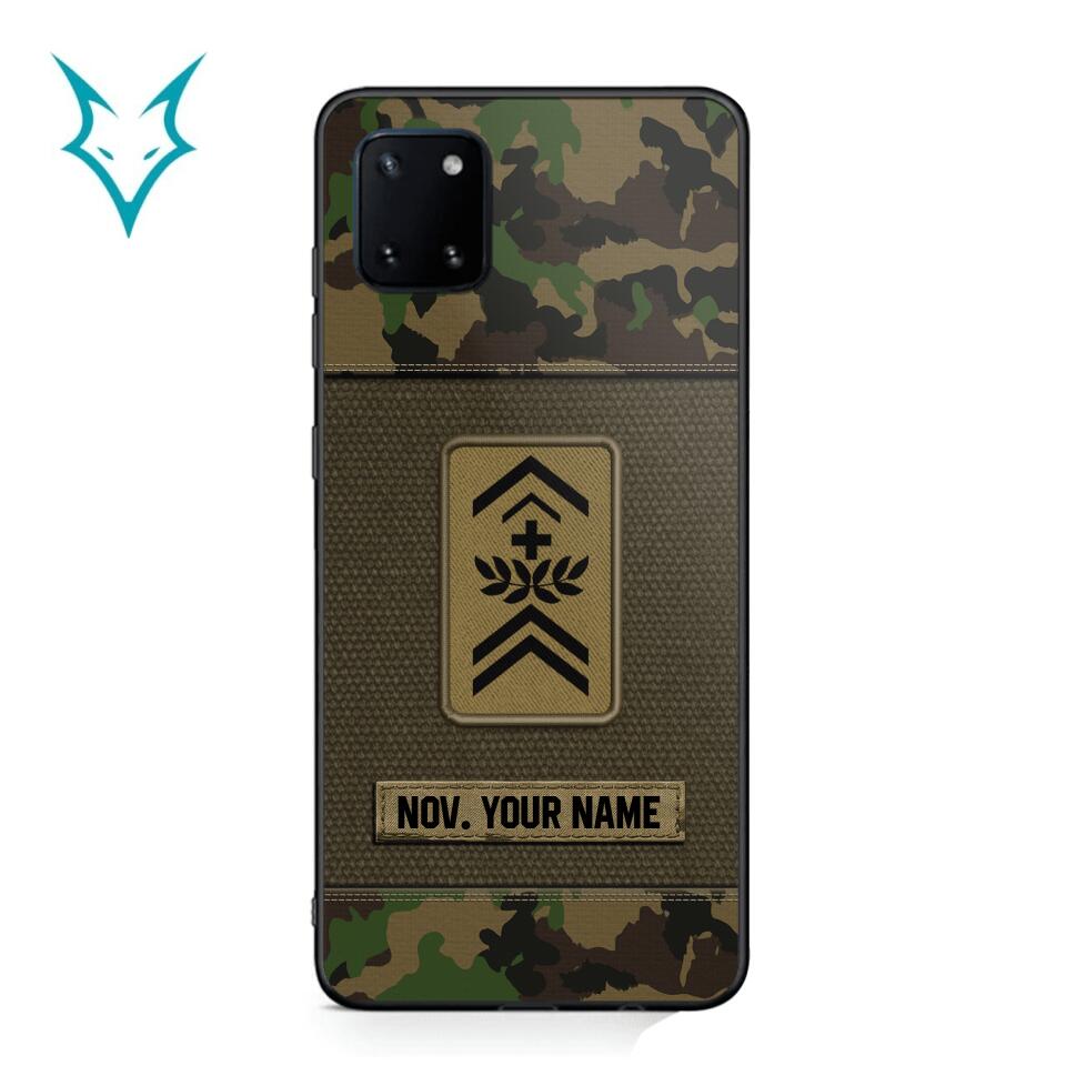 Personalized Swiss Soldier Phone Case Printed.ATW