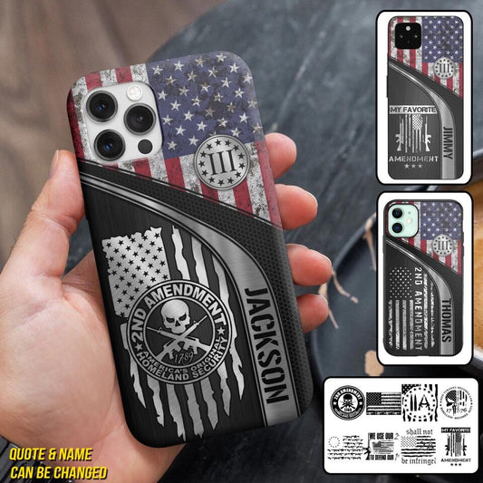 Personalized American 3Per Phone Case Printed.TMS