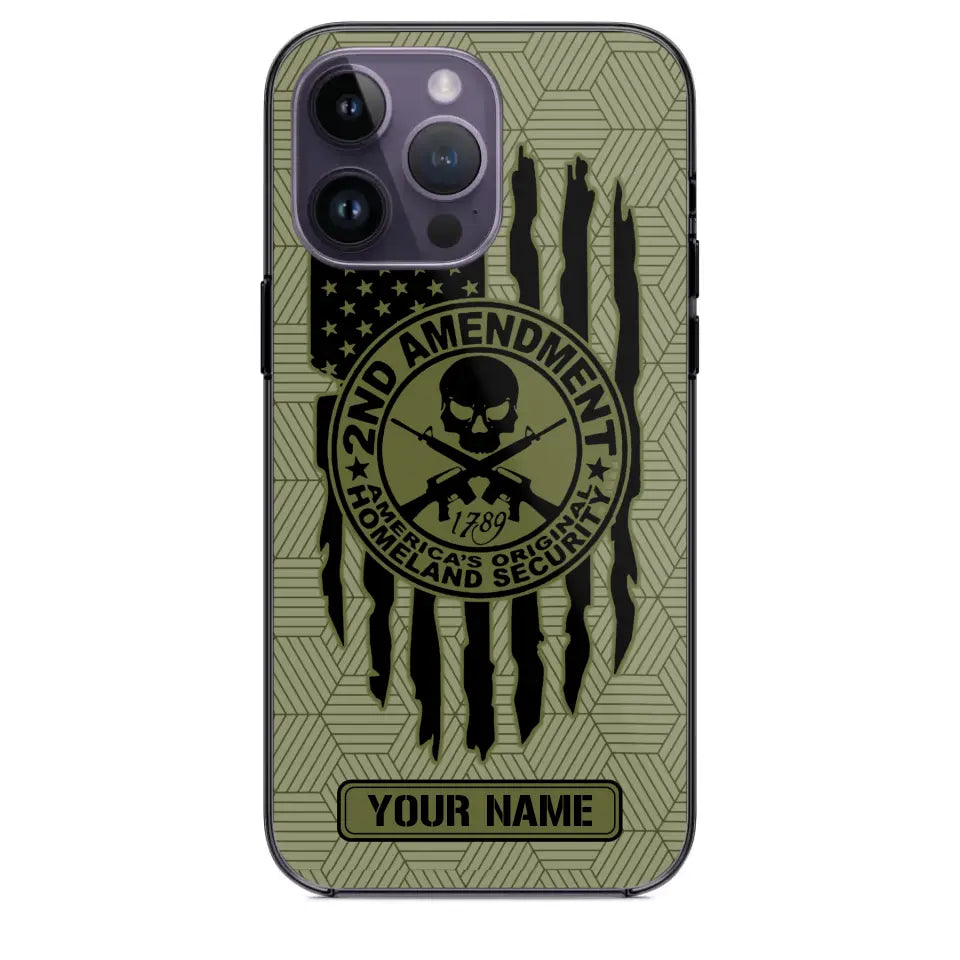 Personalized American 3Per Patriotism Phone Case Printed NOV.MMS