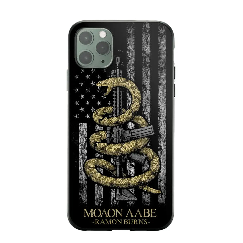 Personalized American 3Per Patriotism Phone Case Printed.TUT