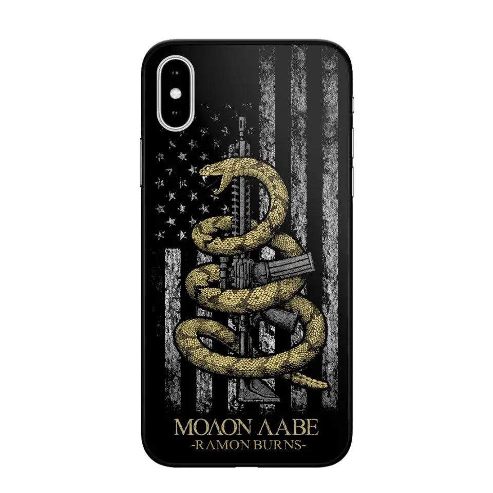 Personalized American 3Per Patriotism Phone Case Printed.TUT