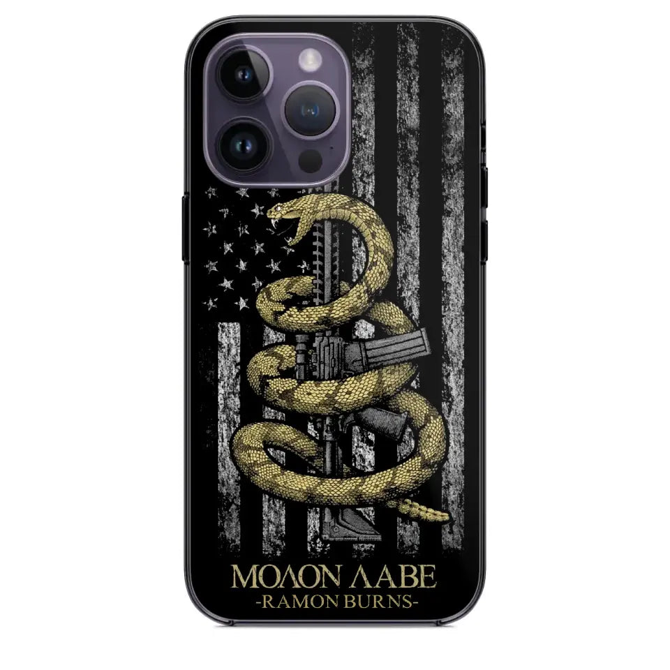 Personalized American 3Per Patriotism Phone Case Printed.TUT