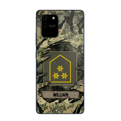 Personalized Austrian Veteran/Soldier Phone Case Printed.SAP