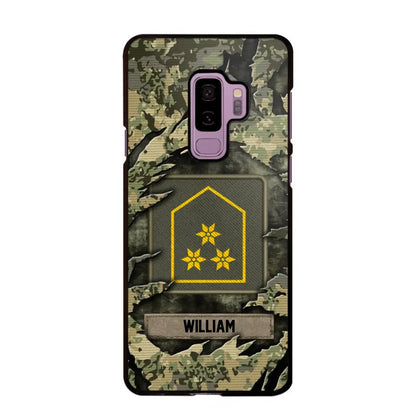 Personalized Austrian Veteran/Soldier Phone Case Printed.SAP