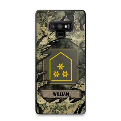 Personalized Austrian Veteran/Soldier Phone Case Printed.SAP