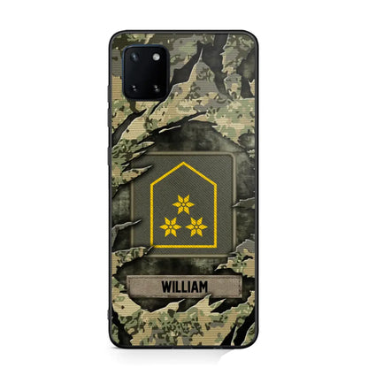 Personalized Austrian Veteran/Soldier Phone Case Printed.SAP