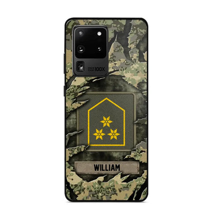 Personalized Austrian Veteran/Soldier Phone Case Printed.SAP