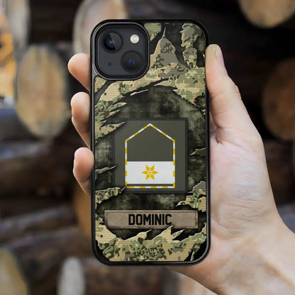 Personalized Austrian Veteran/Soldier Phone Case Printed.SAP