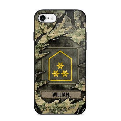 Personalized Austrian Veteran/Soldier Phone Case Printed.SAP