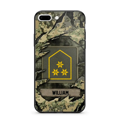 Personalized Austrian Veteran/Soldier Phone Case Printed.SAP