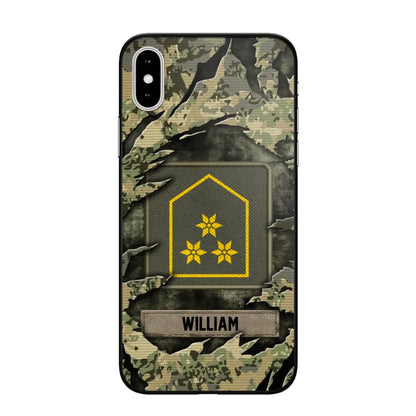 Personalized Austrian Veteran/Soldier Phone Case Printed.SAP