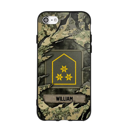 Personalized Austrian Veteran/Soldier Phone Case Printed.SAP