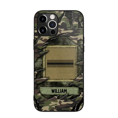 Personalized French Veteran/Soldier Phone Case Printed.SAP