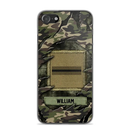 Personalized French Veteran/Soldier Phone Case Printed.SAP