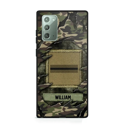 Personalized French Veteran/Soldier Phone Case Printed.SAP