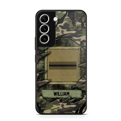 Personalized French Veteran/Soldier Phone Case Printed.SAP