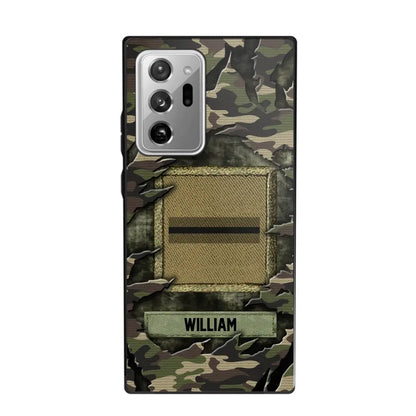 Personalized French Veteran/Soldier Phone Case Printed.SAP