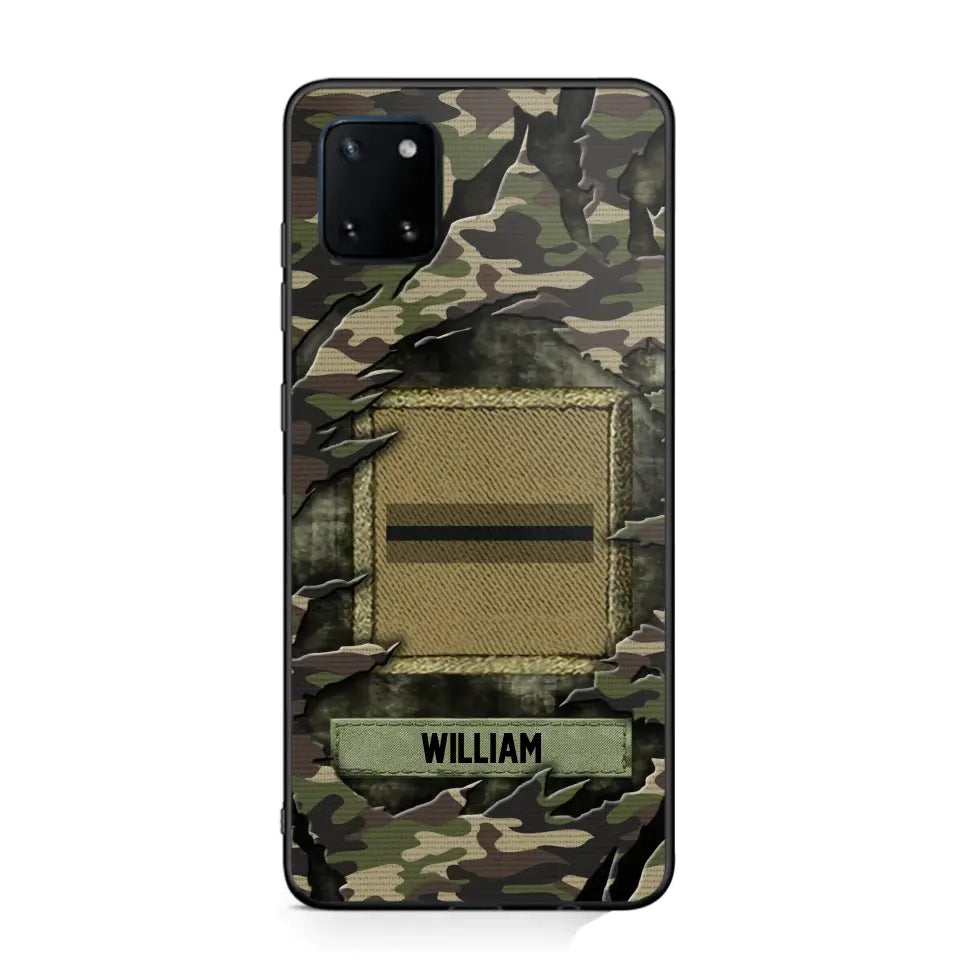 Personalized French Veteran/Soldier Phone Case Printed.SAP