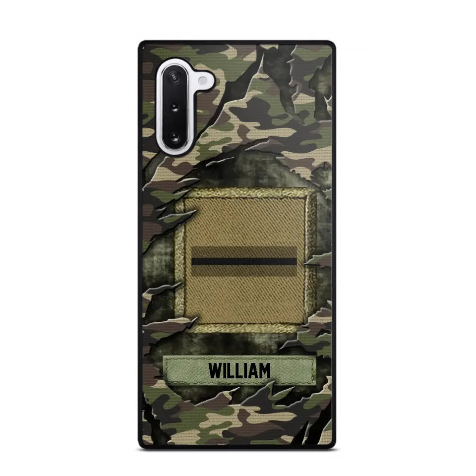 Personalized French Veteran/Soldier Phone Case Printed.SAP