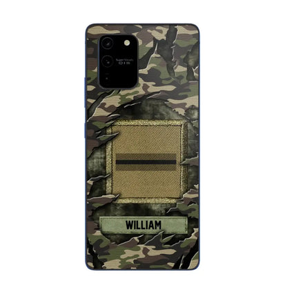 Personalized French Veteran/Soldier Phone Case Printed.SAP