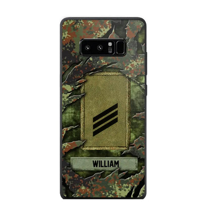 Personalized German Veteran/Soldier Phone Case Printed.SAP