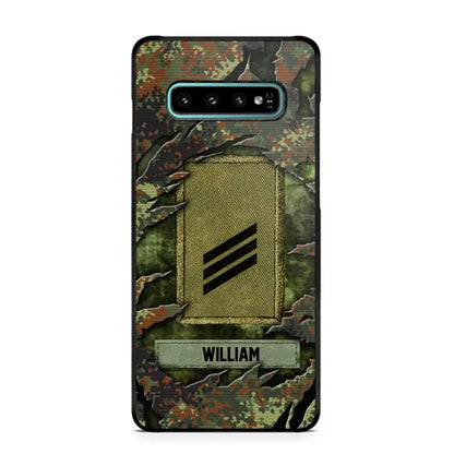 Personalized German Veteran/Soldier Phone Case Printed.SAP