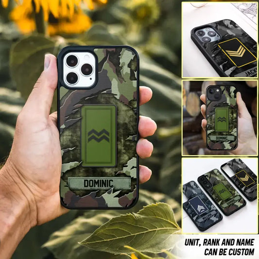 Personalized Irish Veteran/Soldier Phone Case Printed.SAP