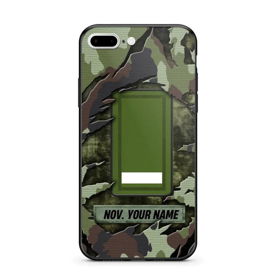 Personalized Irish Veteran/Soldier Phone Case Printed.SAP