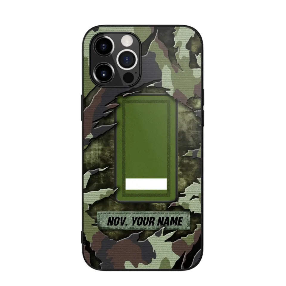 Personalized Irish Veteran/Soldier Phone Case Printed.SAP