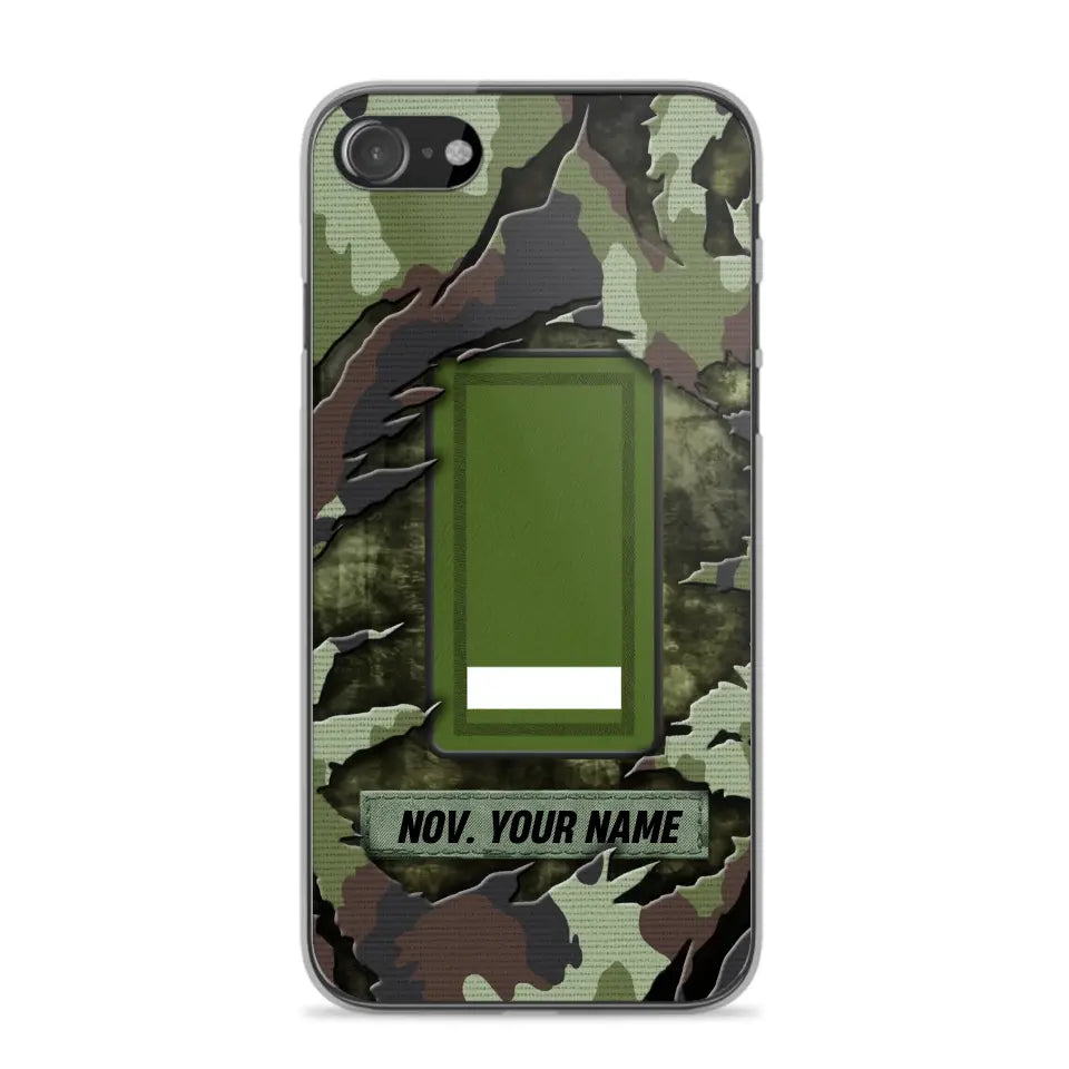 Personalized Irish Veteran/Soldier Phone Case Printed.SAP