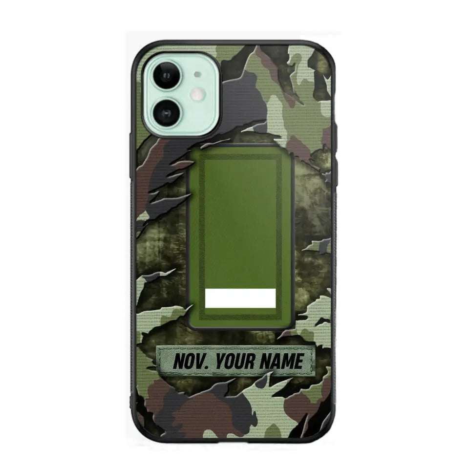 Personalized Irish Veteran/Soldier Phone Case Printed.SAP