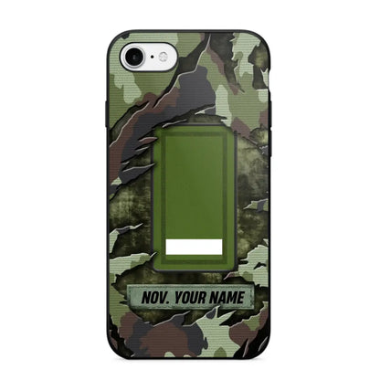 Personalized Irish Veteran/Soldier Phone Case Printed.SAP