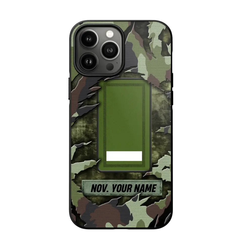 Personalized Irish Veteran/Soldier Phone Case Printed.SAP