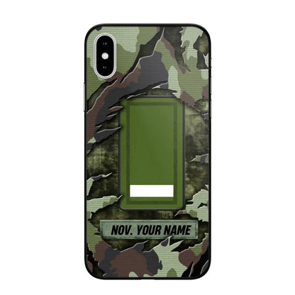 Personalized Irish Veteran/Soldier Phone Case Printed.SAP