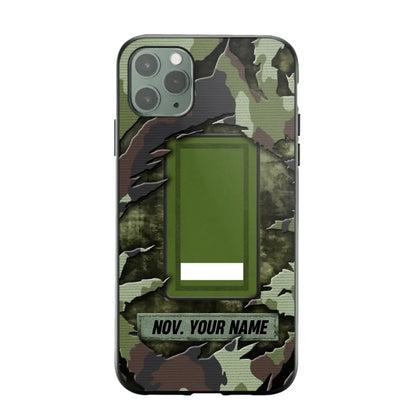 Personalized Irish Veteran/Soldier Phone Case Printed.SAP