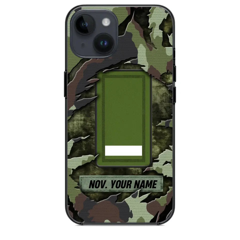 Personalized Irish Veteran/Soldier Phone Case Printed.SAP