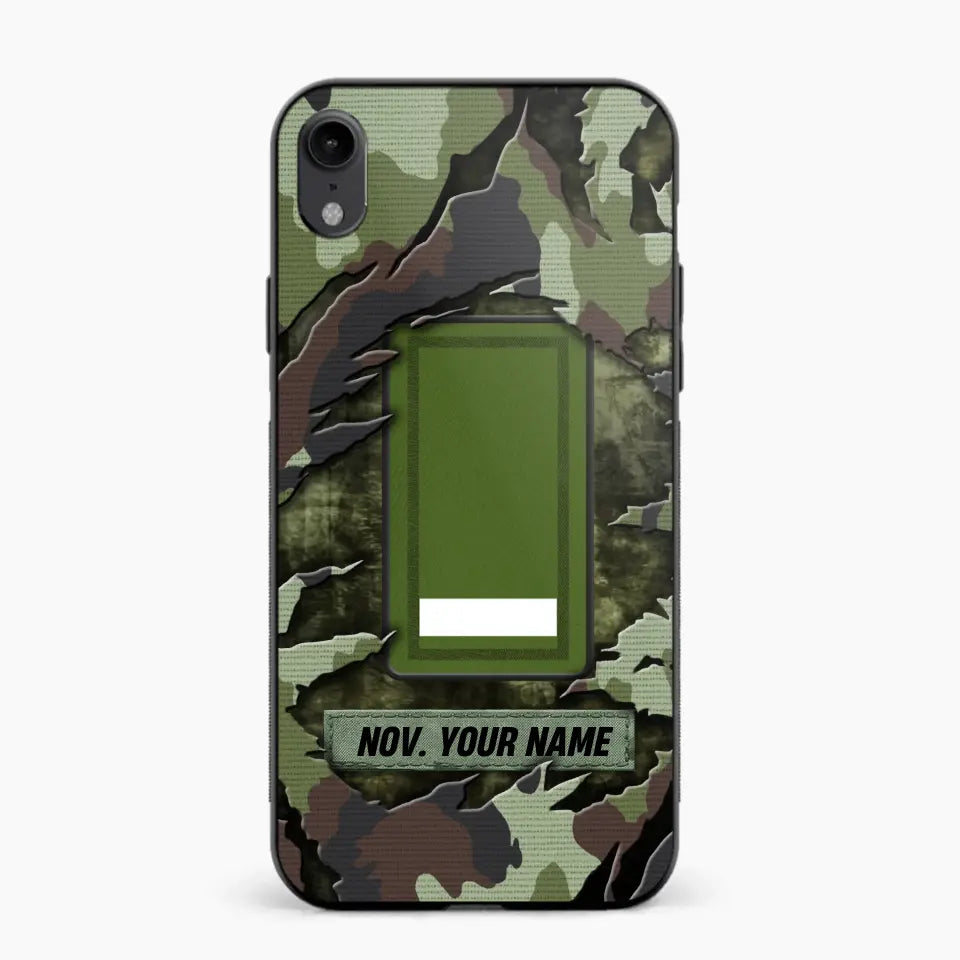 Personalized Irish Veteran/Soldier Phone Case Printed.SAP